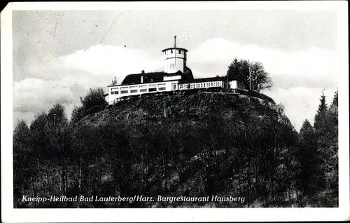Ak Bad Lauterberg im Harz, Burgrestaurant Hausberg