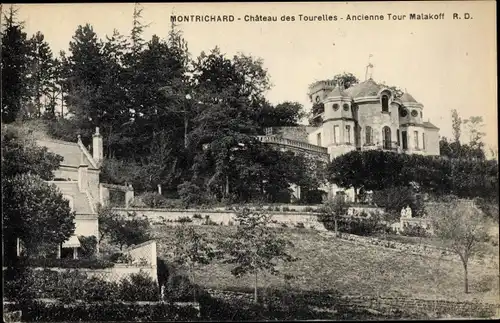 Ak Montrichard Loir et Cher, Château des Tourelles