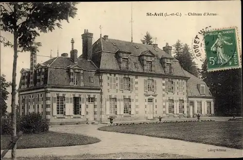 Ak Saint Avit Oigny Loir-et-Cher, Château d´Arras