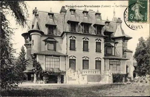 Ak Nogent sur Vernisson Loiret, Chateau