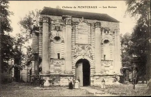 Ak Montceaux Seine et Marne, Le Château