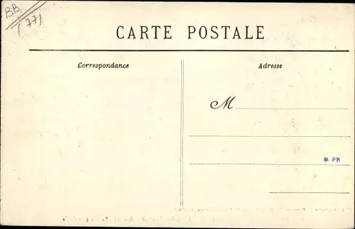 Ak Montceaux Seine et Marne, Porte des Calottes, Ancienne Entrée Principale