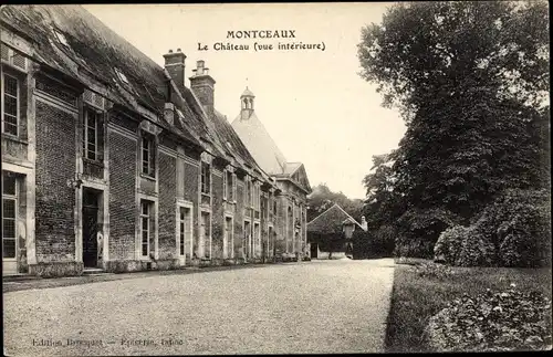 Ak Montceaux Seine et Marne, Le Château