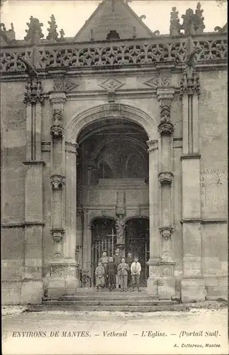 Ak Vétheuil Val-d´Oise, Église