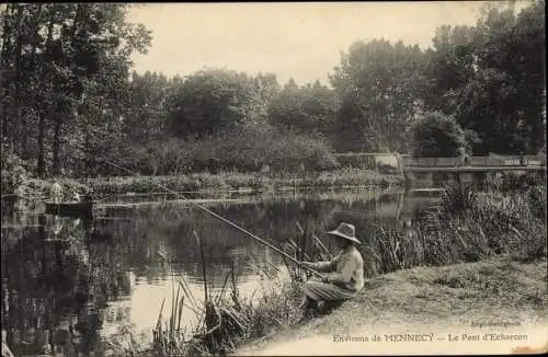 Ak Mennecy Essonne, Pont d´Écharcon