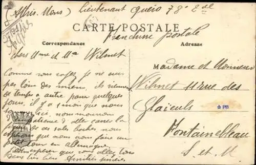 Ak Epinay sur Orge Essonne, Vue d´Ensemble du Chemin des Meuniers