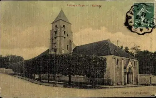 Ak Epinay sur Orge Essonne, Église