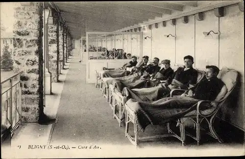 Ak Bligny Essonne, Cure d´Au