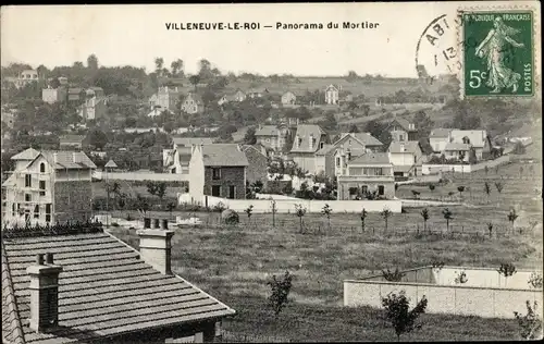 Ak Villeneuve le Roi Val de Marne, Panorama de Mortier