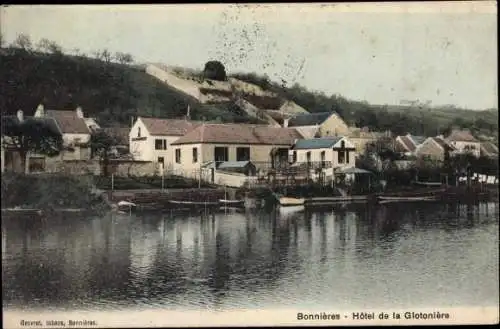 Ak Bonnières Yvelines, Hotel de la Glotoniere