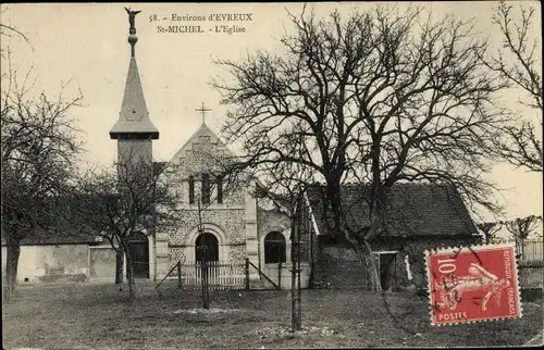 Ak Saint Michel Eure, L´Église