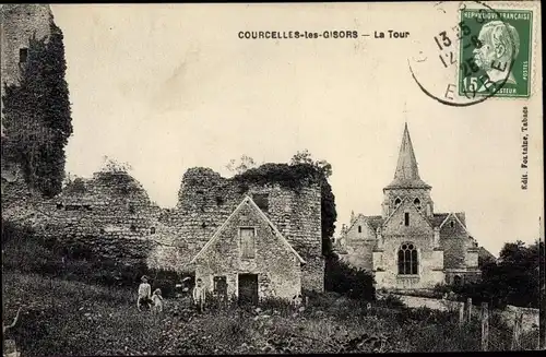 Ak Courcelles les Gisors Eure, La Tour