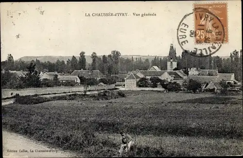 Ak La Chaussée-d’Ivry Eure, Vue Générale