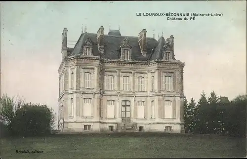 Ak Le Louroux-Béconnais Maine et Loire, Château du Pé