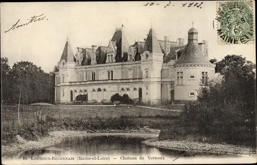 Ak Le Louroux-Béconnais Maine et Loire, Château de Vernoux