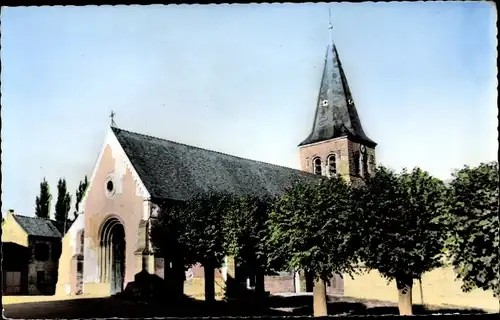 Ak Crespières Yvelines, L´Église