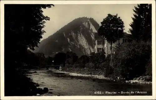 Ak Fleurier Val de Travers Kanton Neuenburg, Bords de l'Areuse