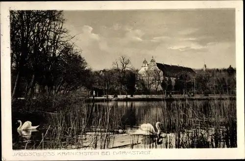 Ak Darmstadt in Hessen, Jagdschloss Kranichstein