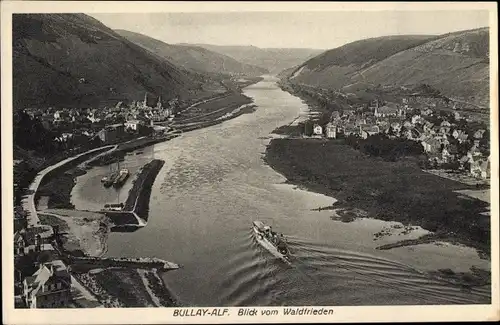 Ak Bullay Alf an der Mosel, Blick vom Waldfrieden