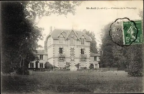 Ak Saint Avit Loir-et-Cher, Château de la Thierraye