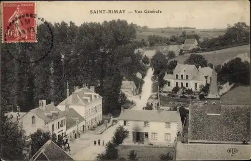 Ak Saint Rimay Loir et Cher, Vue Générale