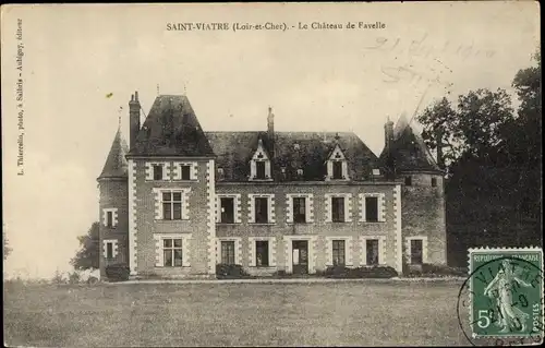 Ak Saint Viatre Loir et Cher, Château de Favelle