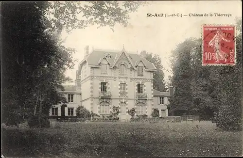 Ak Saint Avit Loir-et-Cher, Le Château de la Thierraye