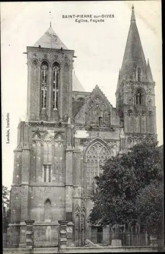 Ak Saint-Pierre-sur-Dives Calvados, Église