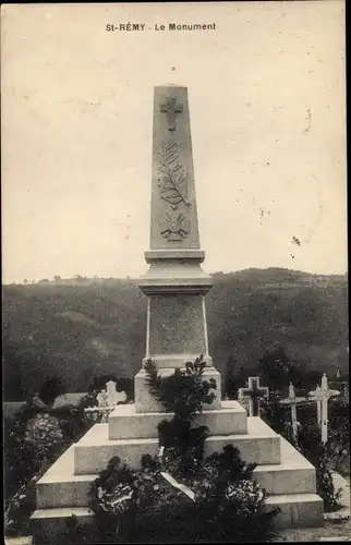 Ak Saint Remy Calvados, Le Monument