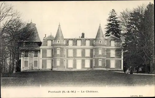 Ak Pontault Seine et Marne, Le Château