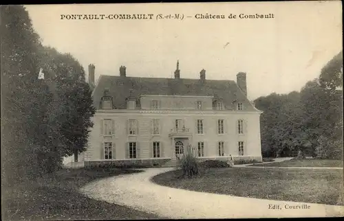 Ak Pontault-Combault Seine et Marne, Château de Combault