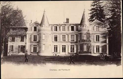Ak Pontault Seine et Marne, Château de Pontault