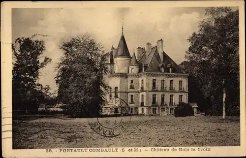 Ak Pontault-Combault Seine et Marne, Château de Bois La Croix