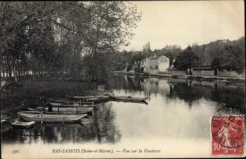 Ak Bas Samois Seine et Marne, Vue sur la Vauterre