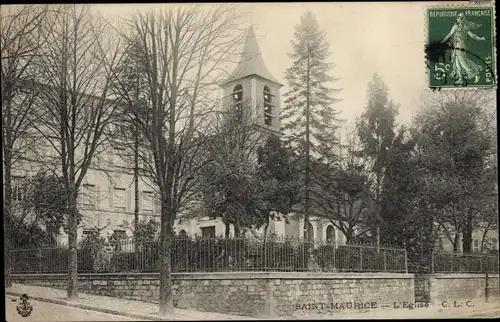 Ak Saint Maurice Val-de-Marne, L´Église