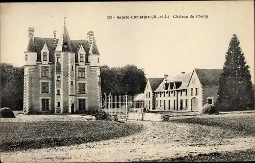 Ak Sainte Christine Maine-et-Loire, Château du Planty