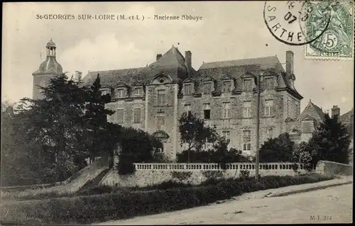 Ak Saint Georges sur Loire Maine-et-Loire, Ancienne Abbaye