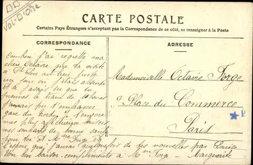 Ak Saint Leu Val d´Oise, La Mairie