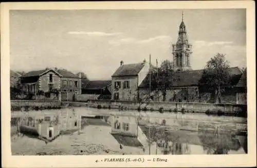 Ak Viarmes Val-d´Oise, L´Étang