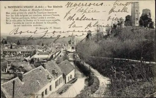 Ak Montfort l´Amaury Yvelines, Vue Générale