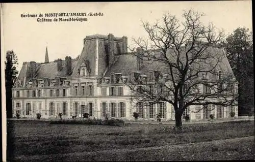 Ak Montfort l´Amaury Yvelines, Château de Mareil le Guyon