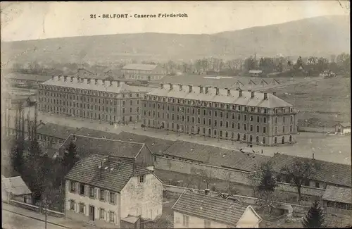 Ak Belfort Beffert Beffort Territoire de Belfort, Kaserne Friedrich