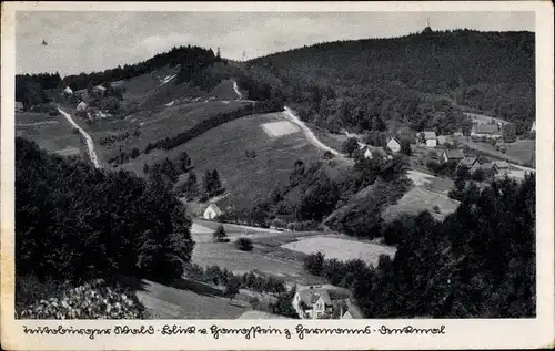 Ak Detmold in Nordrhein Westfalen, Panorama vom Ort