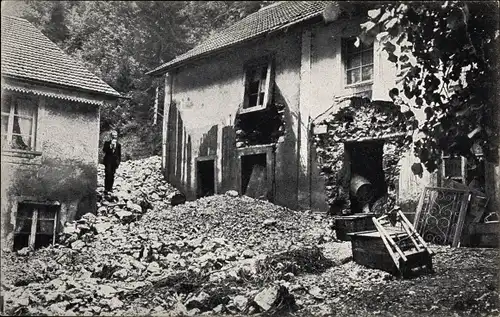 Ak Les Graviers, Catastrophe du Dimanche 10 Juin 1917, Accident ferroviaire