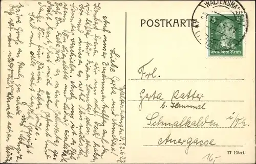 Ak Waltershausen in Thüringen, Das alte Zeughaus, Außenansicht
