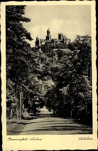 Ak Braunfels an der Lahn, Schloss