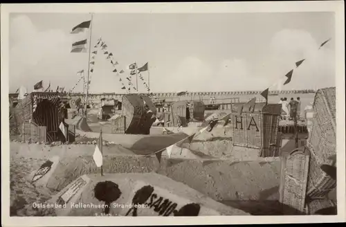 Ak Kellenhusen in Ostholstein, Strandleben