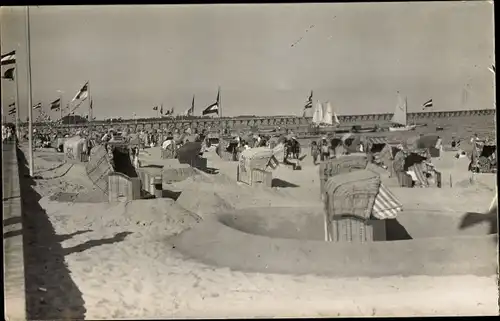 Ak Kellenhusen in Ostholstein, Strandkörbe