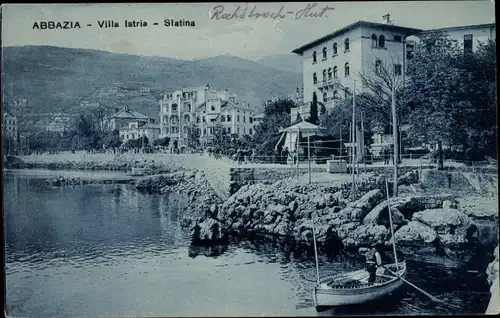Ak Abbazia Kroatien, Villa Istria, Slatina