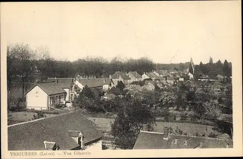 Ak Triguères Loiret, Vue générale
